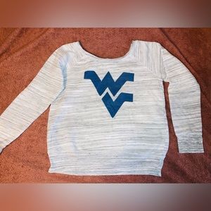 Women’s Size XL Let Loose WVU scoop neck Sweatshirt